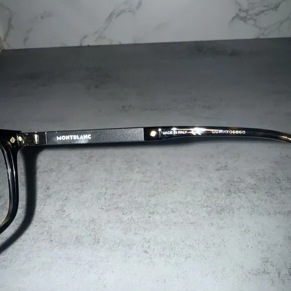 MONTBLANC MB610 Eyeglasses 53-20-145 Havana w/Demo Clear  display picture 2